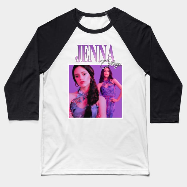 Jenna Ortega Baseball T-Shirt by TeesBySilvia